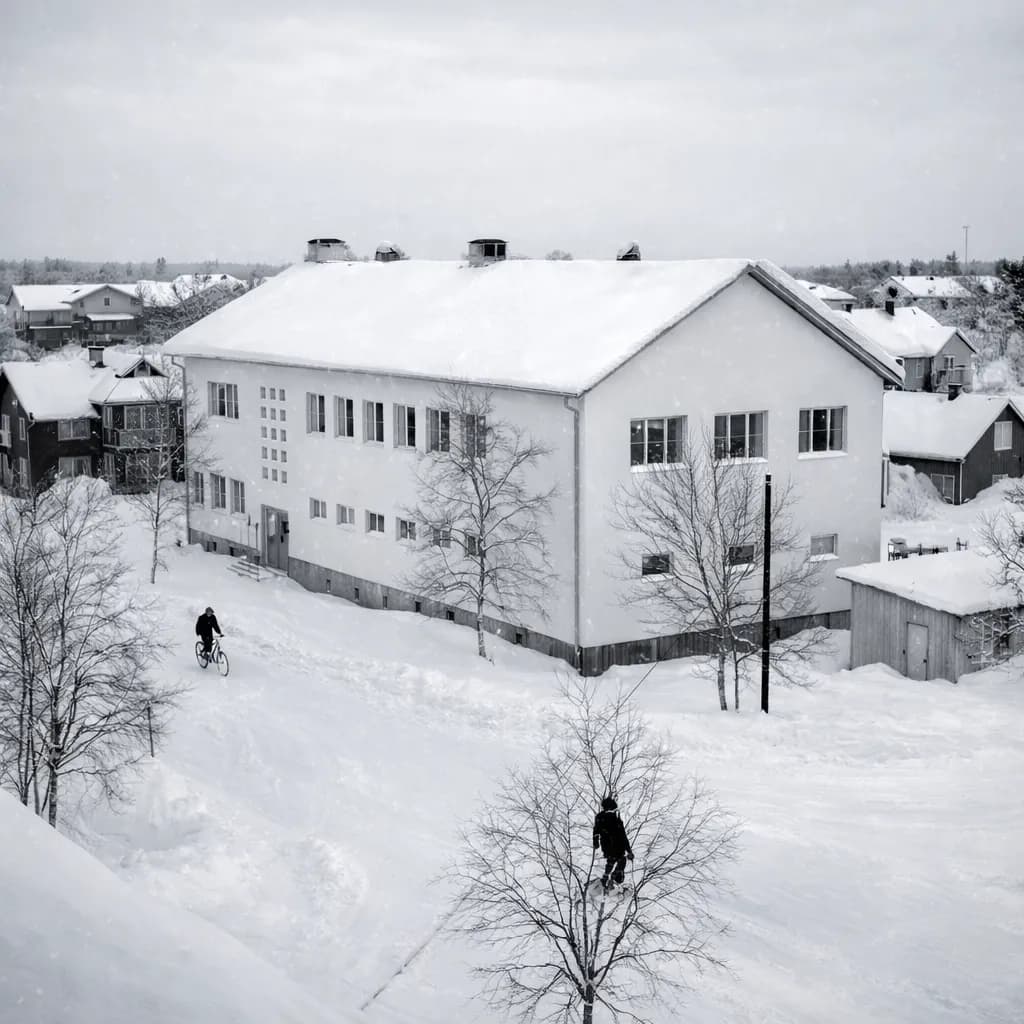 Byggnaden på 1950-talet
